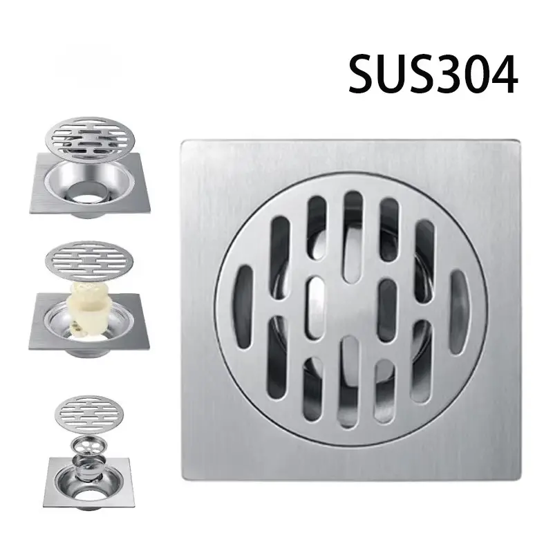 OEM Factory Stainless Steel Floor Drain Hardware (7)