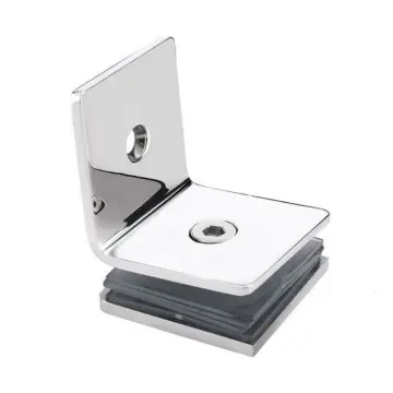 Premium Stainless Steel Glass Clamp for Bathroom