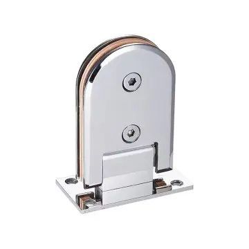 Custom Long Semicircular 90° Double Side Bathroom Glass Clamp Shower Bevel OEM Factory